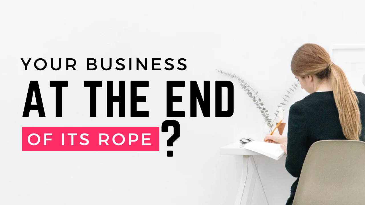 failing business at the end of its rope