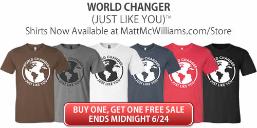 world changer t shirt