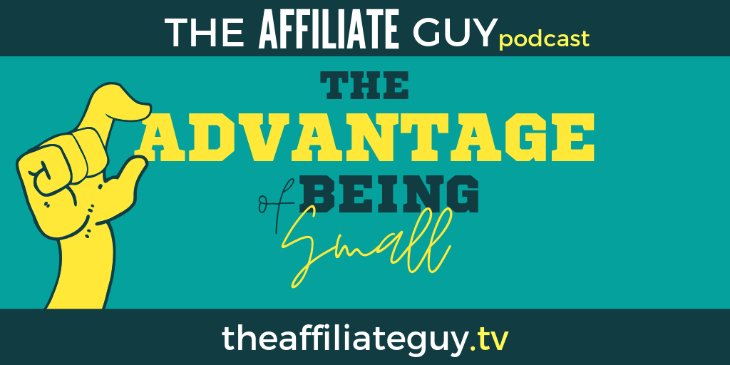 Podcast episode about building your business around affiliate marketing