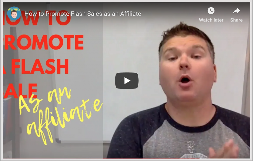 How To Promote A Flash Sale As An Affiliate Video