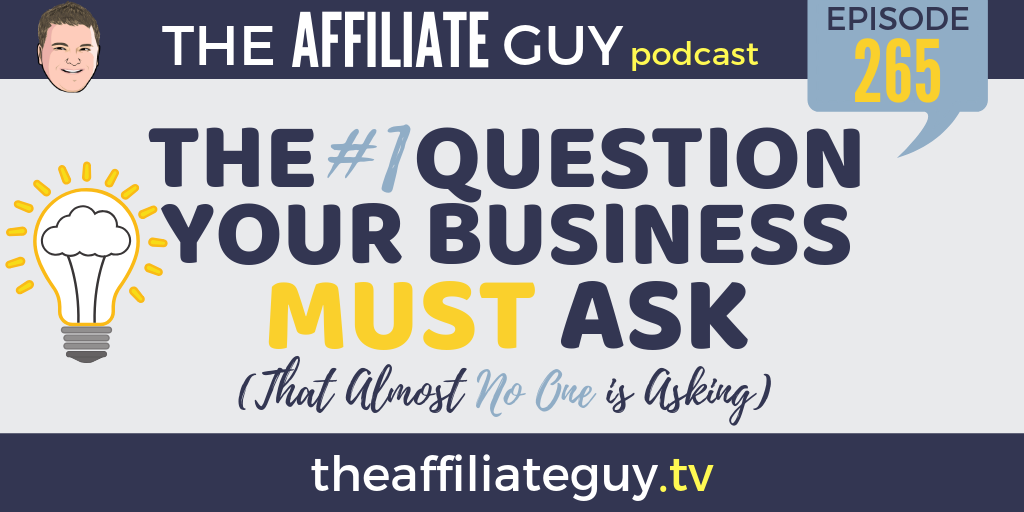 Podcast episode about building your business around affiliate marketing