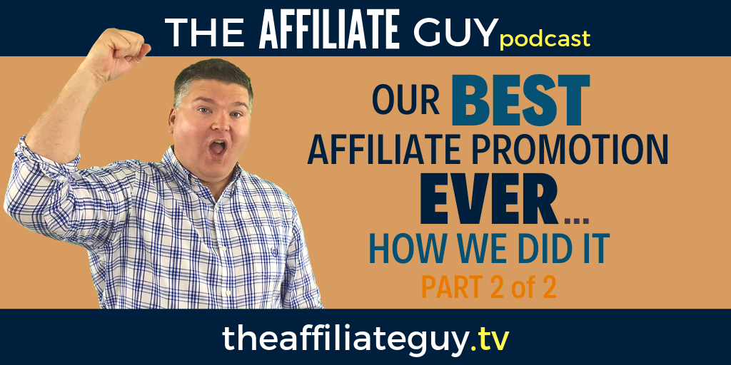 Podcast episode about building your business around affiliate marketing