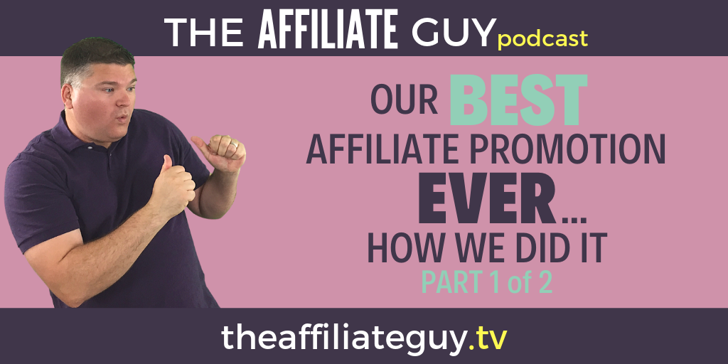 Podcast episode about building your business around affiliate marketing