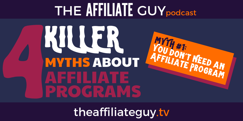 Podcast episode about building your business around affiliate marketing